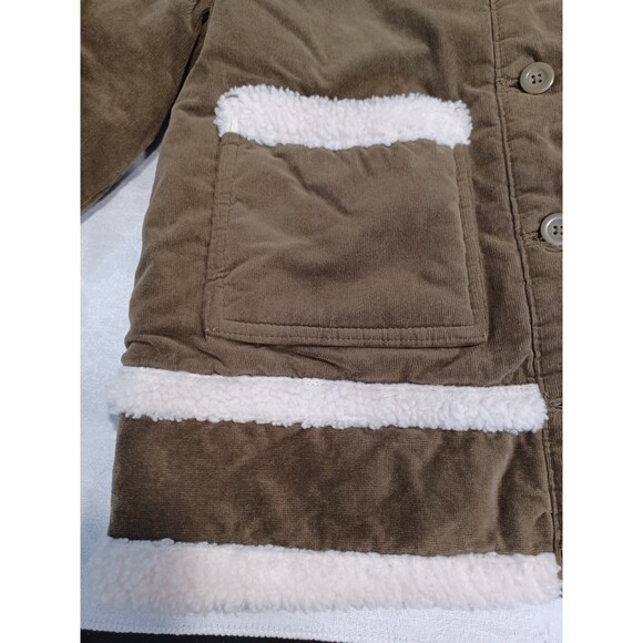 FREE ASSEMBLY CORDUROY JACKET WITH FAUX SHEARLING TRIM WOMENS SIZE SM (4-6) - Picture 4 of 10